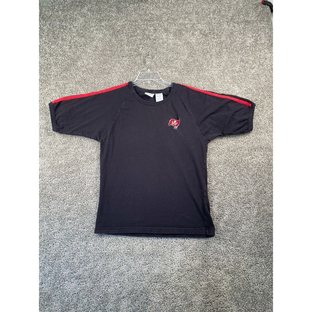 Vintage Tampa Bay Buccaneers Shirt Adult Large Black Red NFL Football Mens 90s